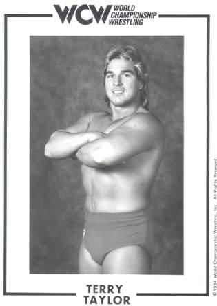 Terry Taylor Pro Wrestler Signed 8x10 Wrestling Photo